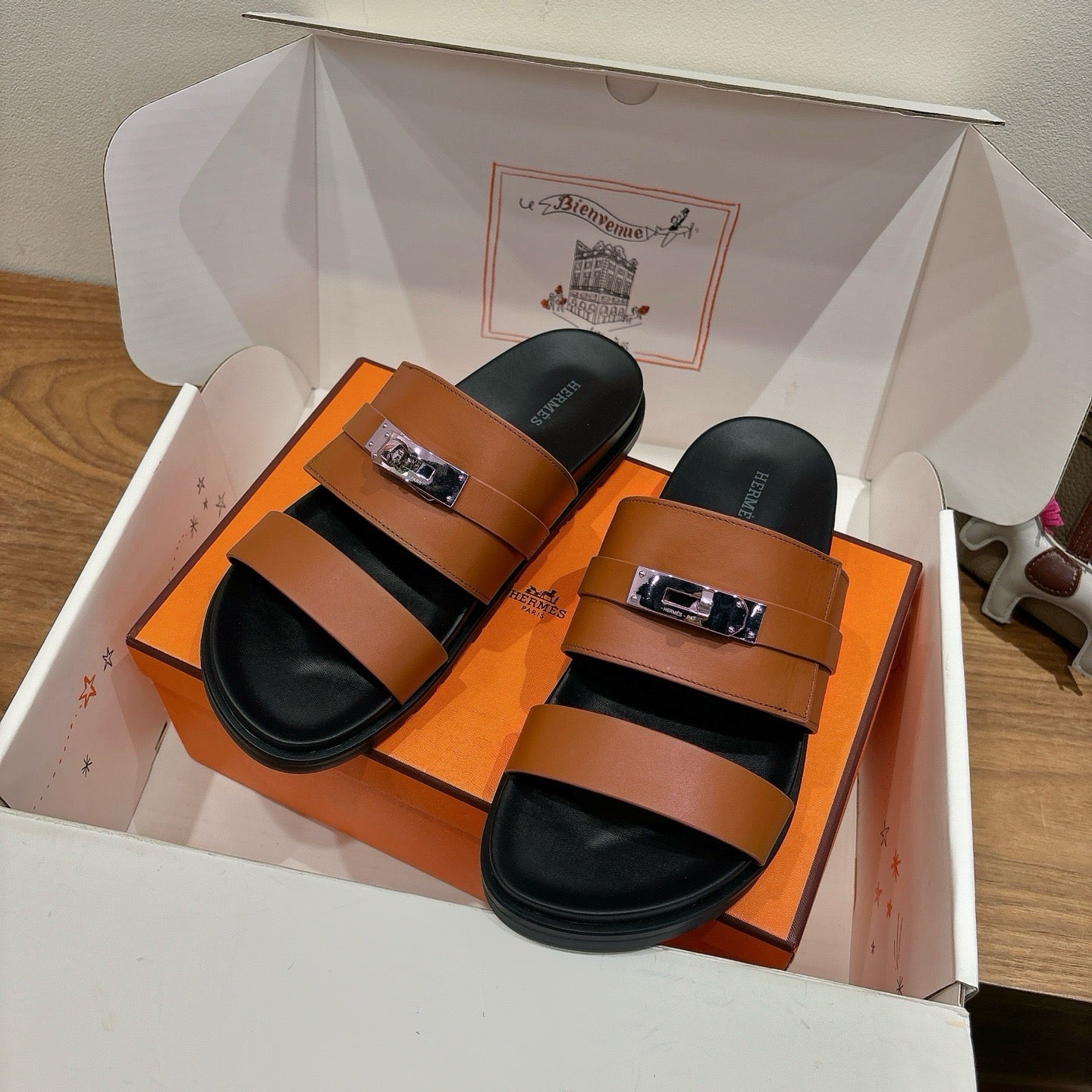 Leather Slipper