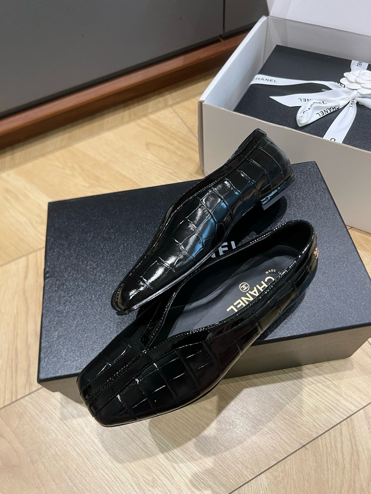 Lambskin & Patent Calfskin