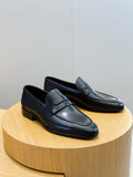 Suede Penny Loafers