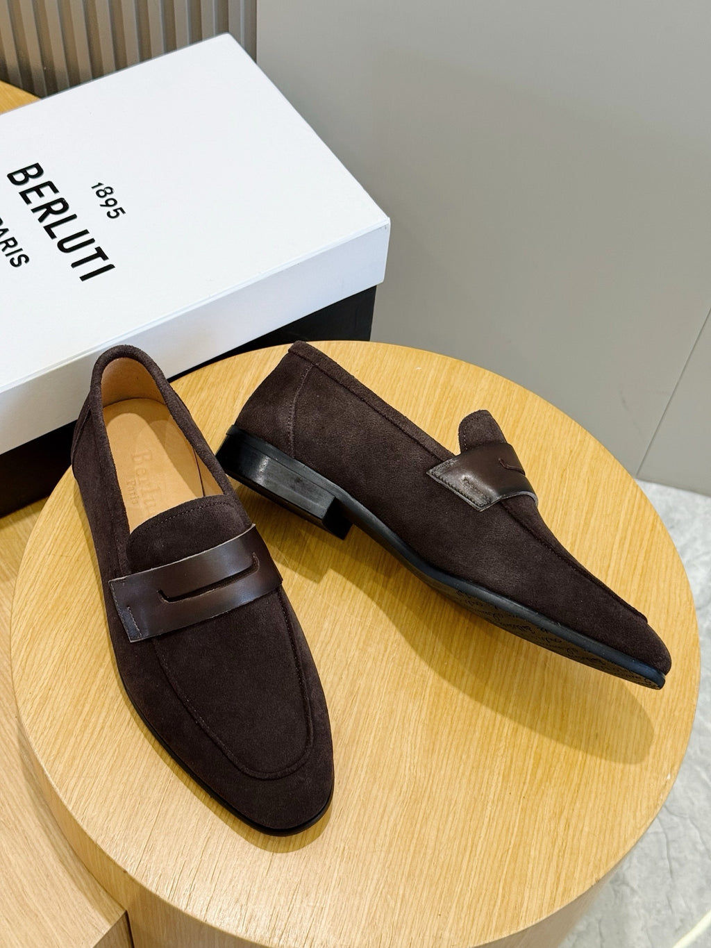 Suede Penny Loafers