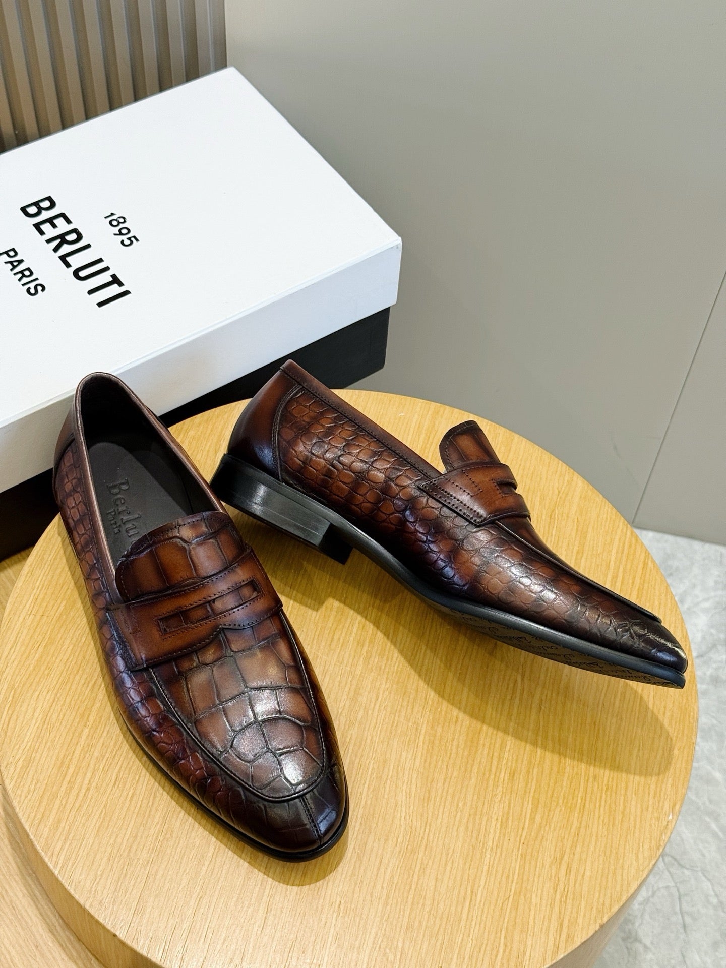 Suede Penny Loafers