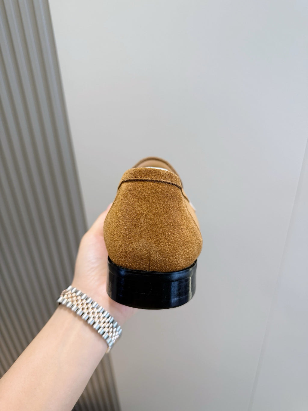Suede Penny Loafers
