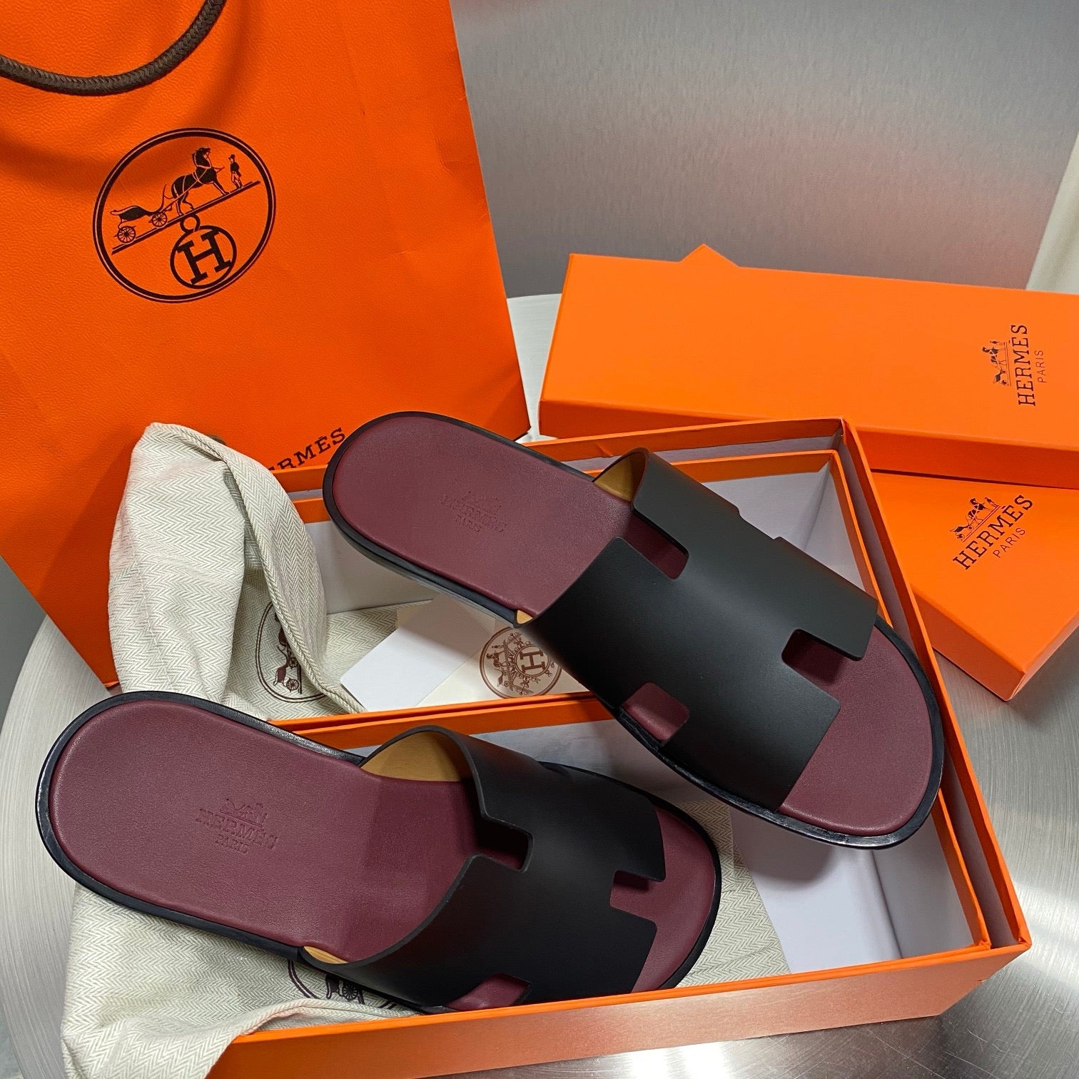 Leather Slipper