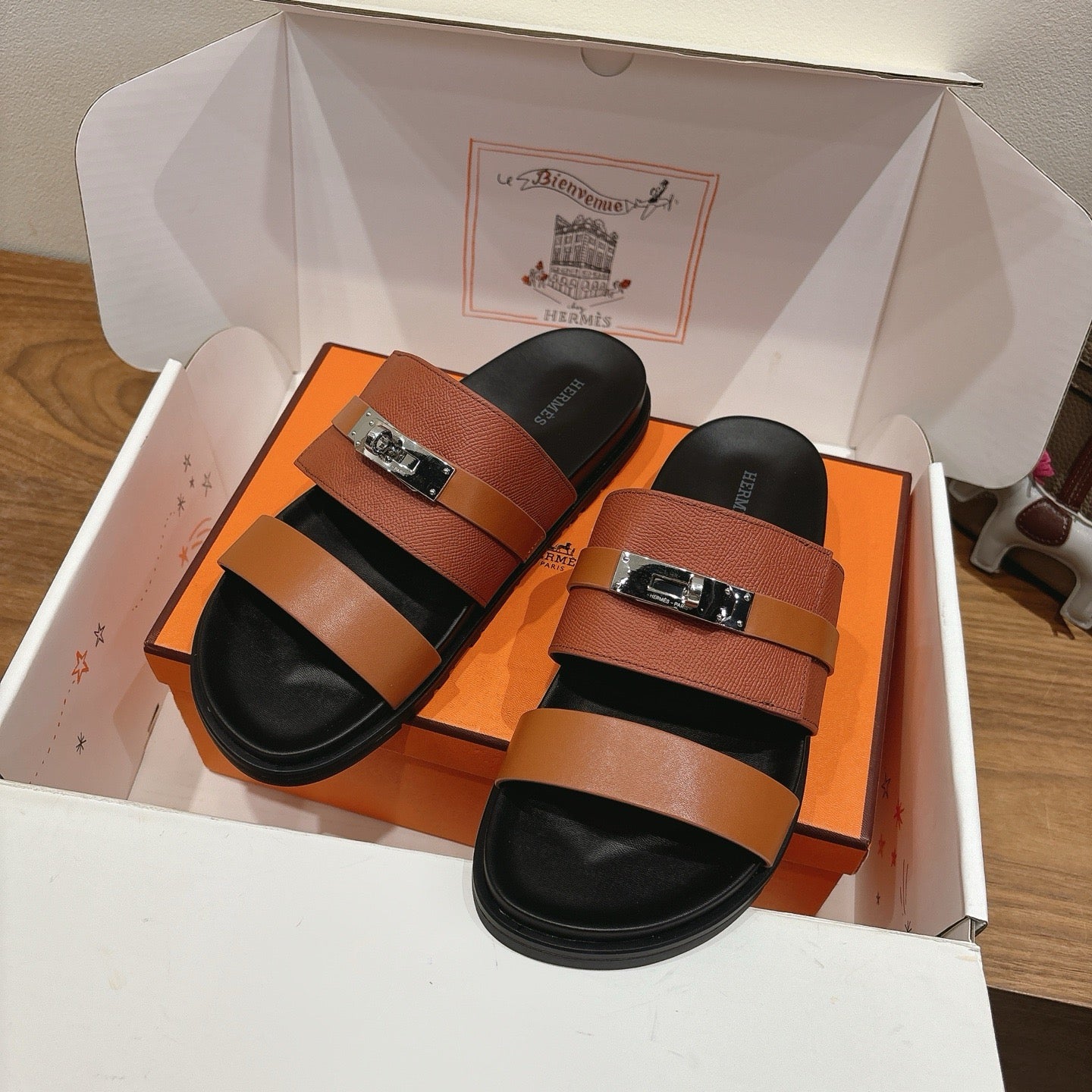 Leather Slipper