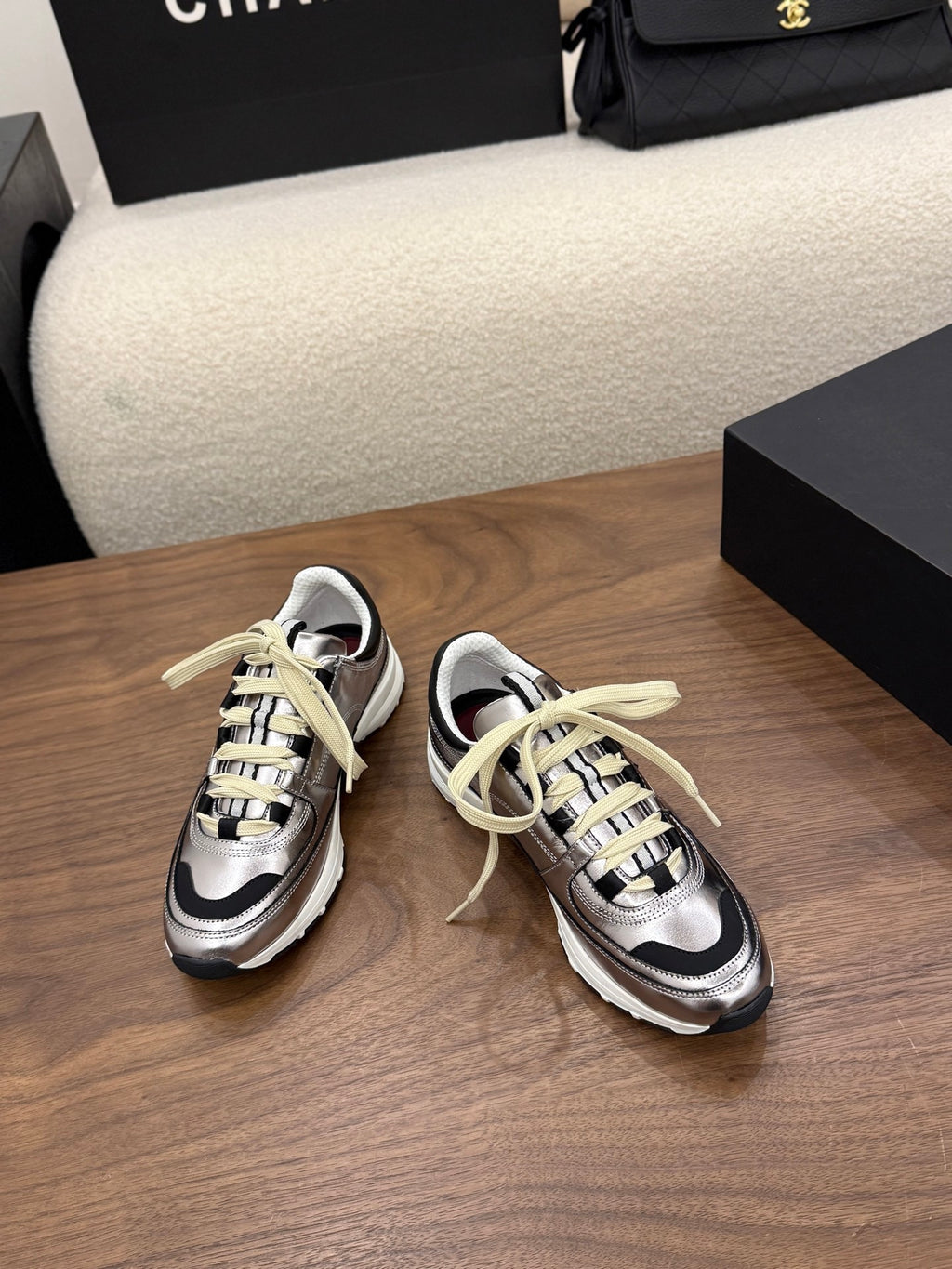 Trainers - Calfskin & suede calfskin