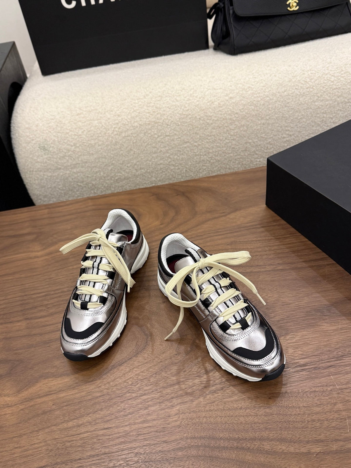 Trainers - Calfskin & suede calfskin