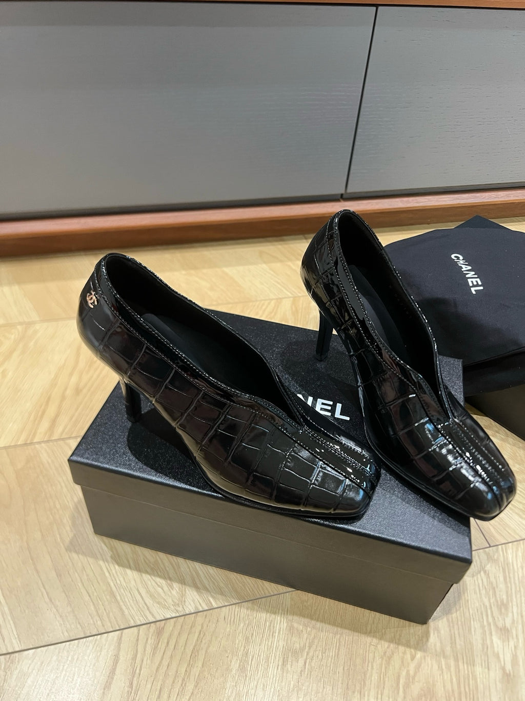Lambskin & Patent Calfskin