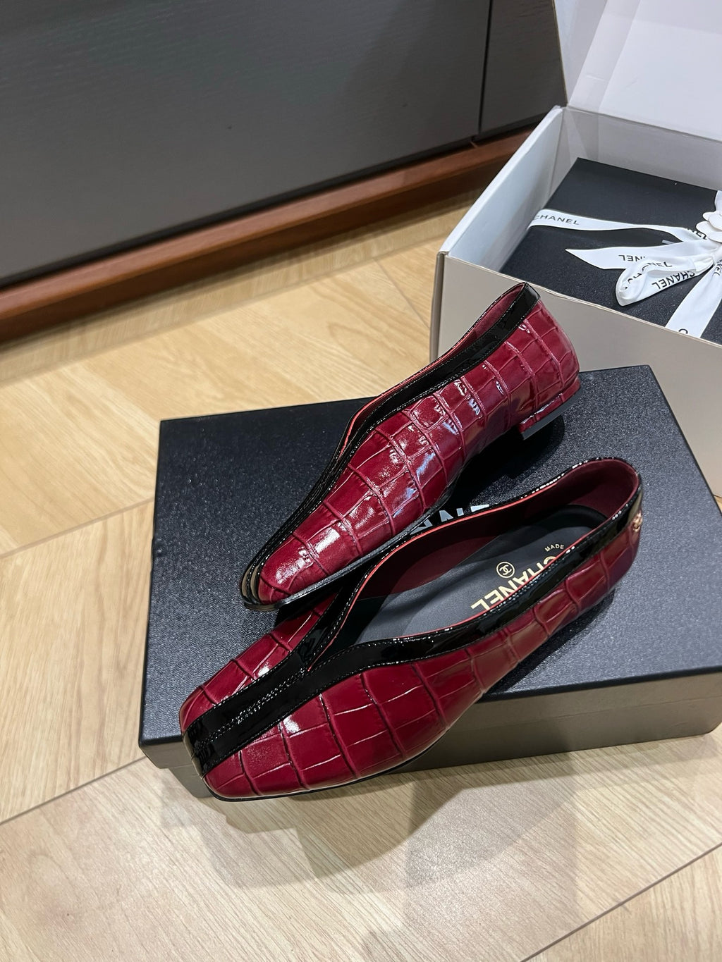 Lambskin & Patent Calfskin