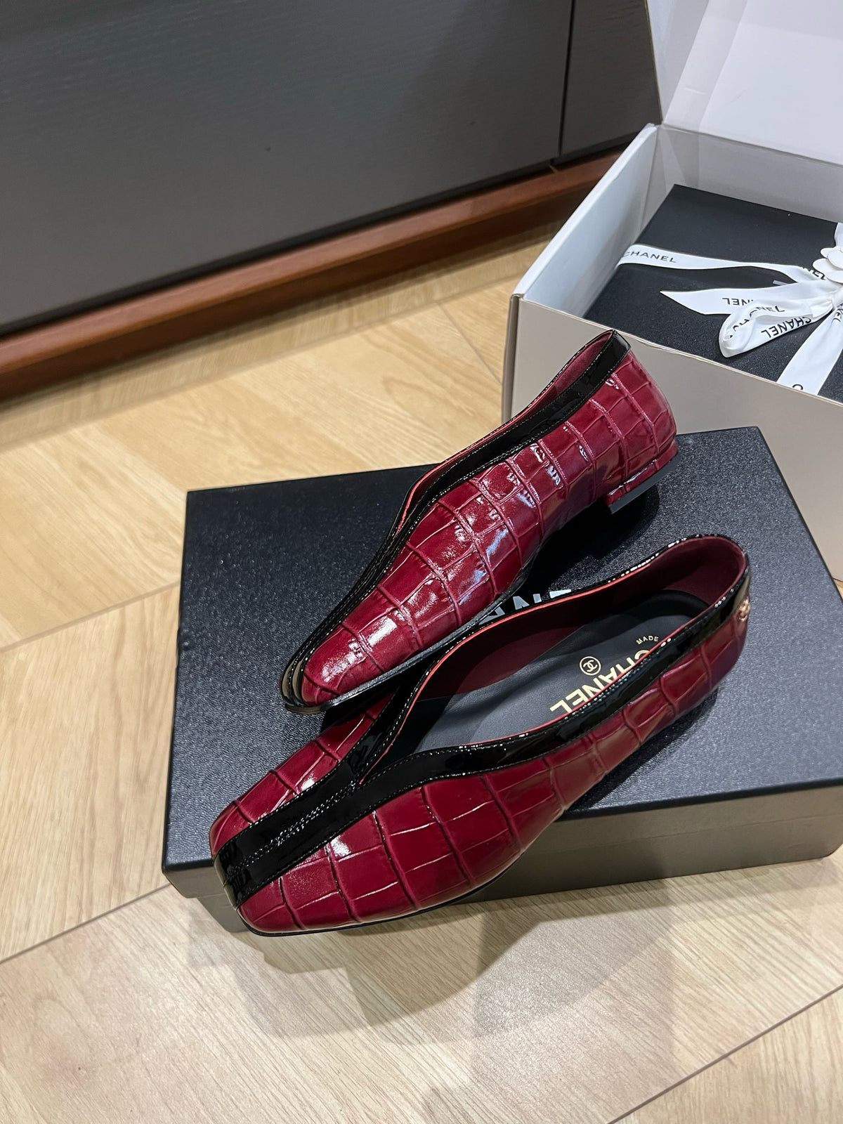 Lambskin & Patent Calfskin