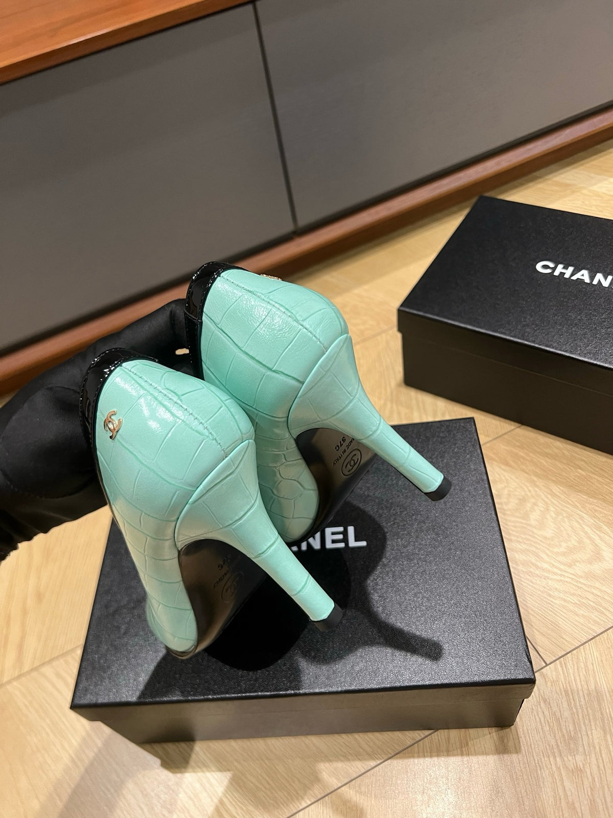 Lambskin & Patent Calfskin