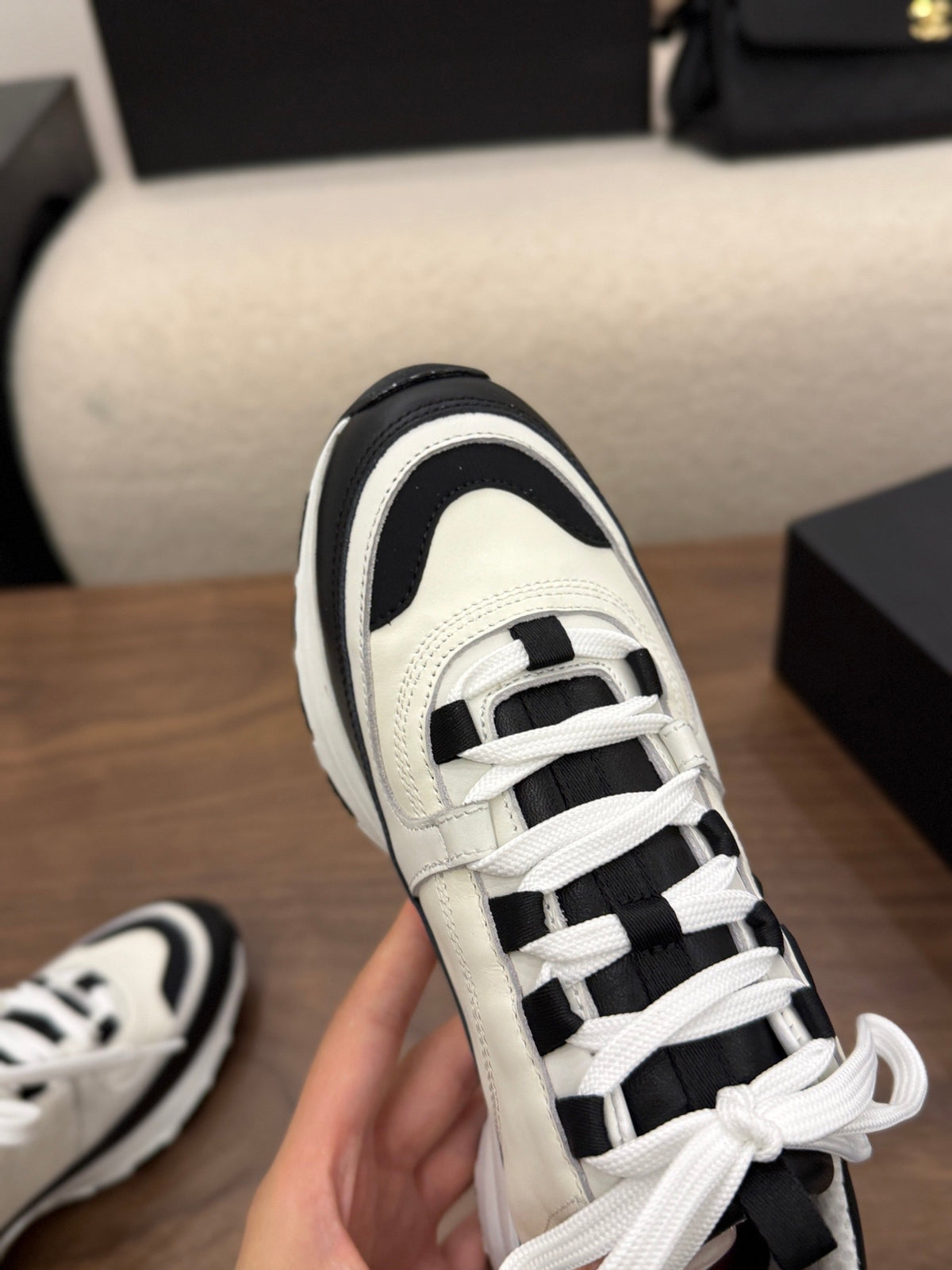 Trainers - Calfskin & suede calfskin