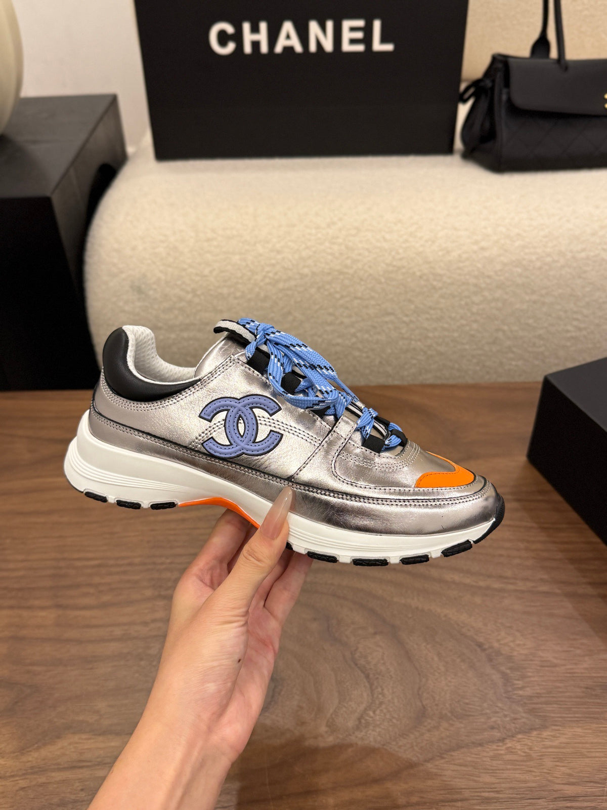 Trainers - Calfskin & suede calfskin