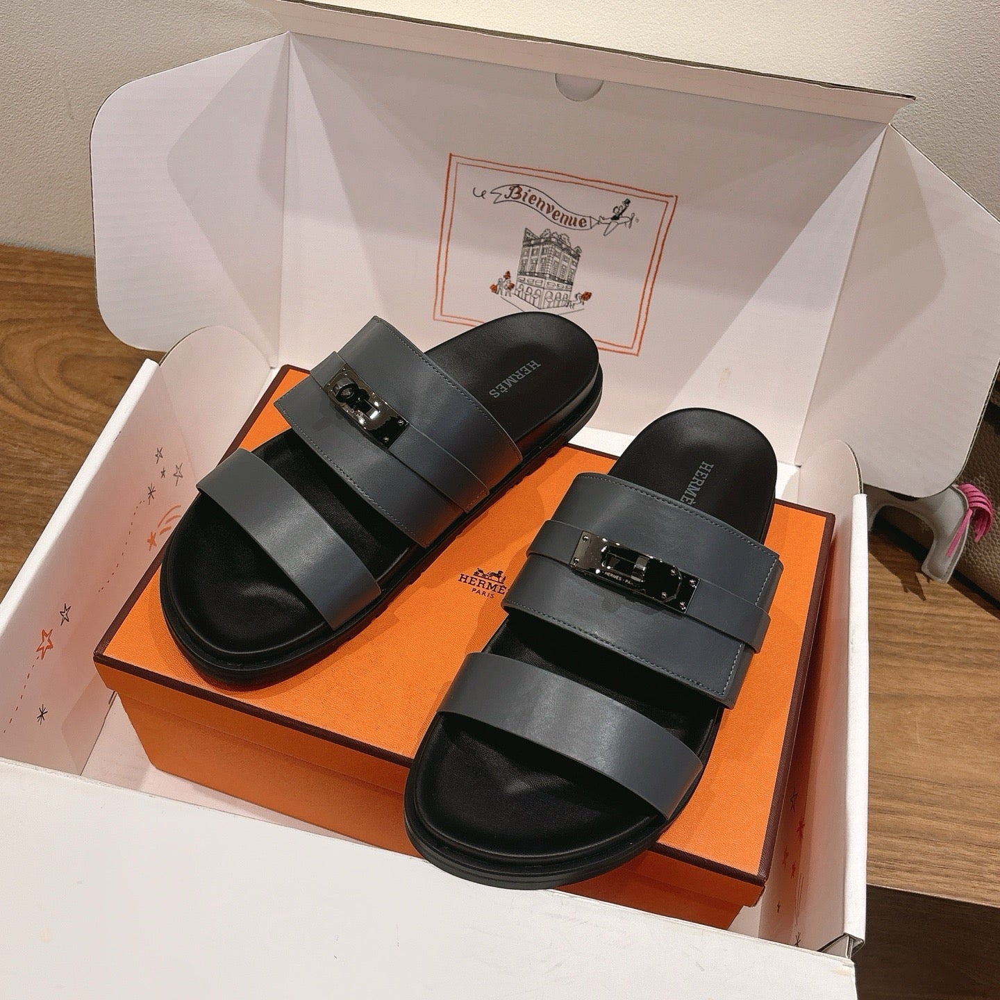 Leather Slipper