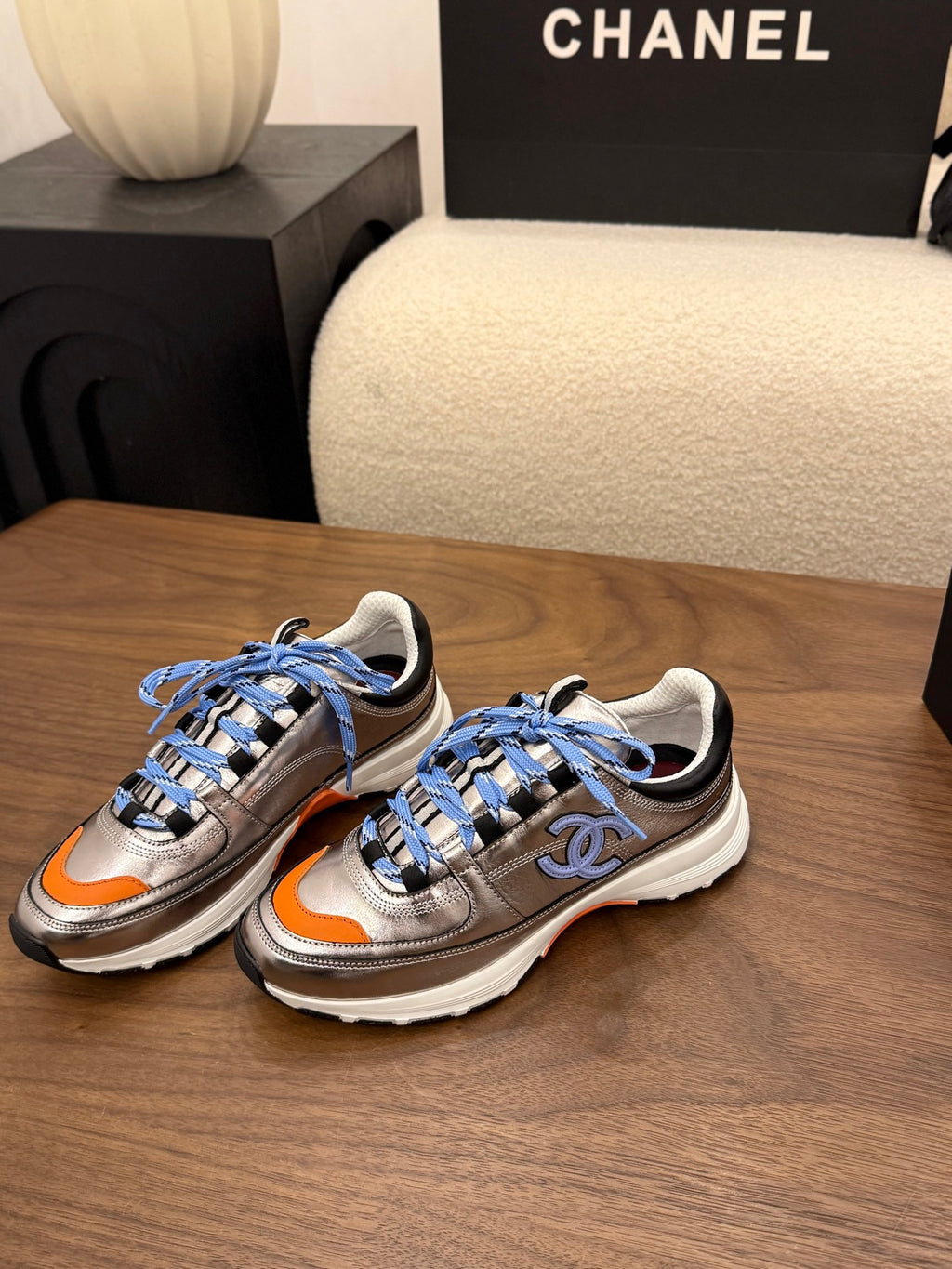 Trainers - Calfskin & suede calfskin