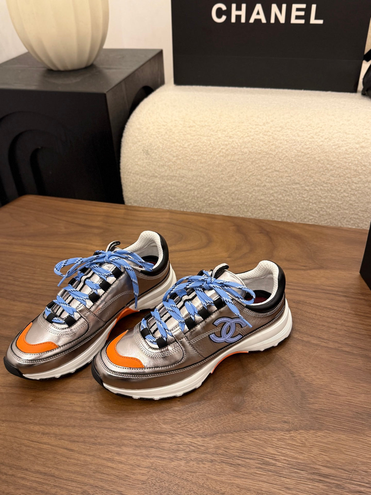 Trainers - Calfskin & suede calfskin
