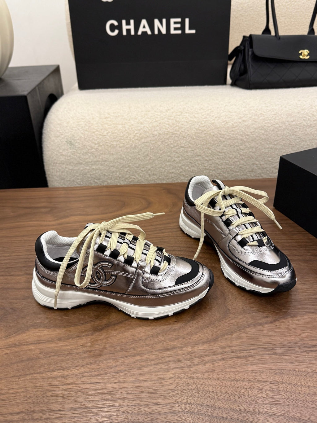 Trainers - Calfskin & suede calfskin