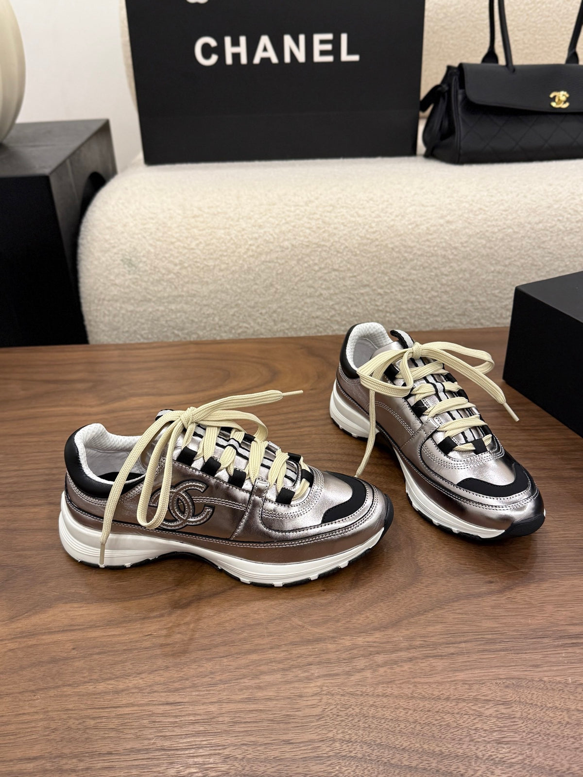 Trainers - Calfskin & suede calfskin