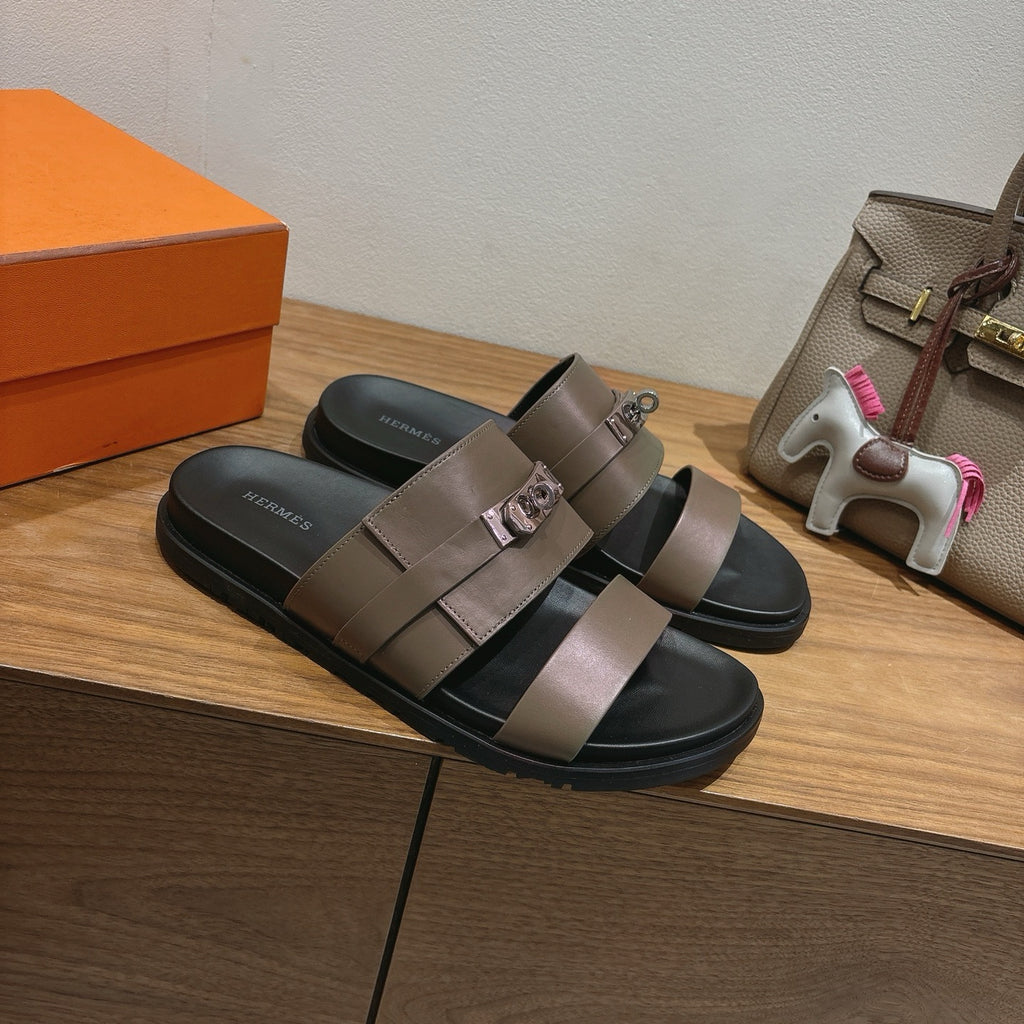 Leather Slipper