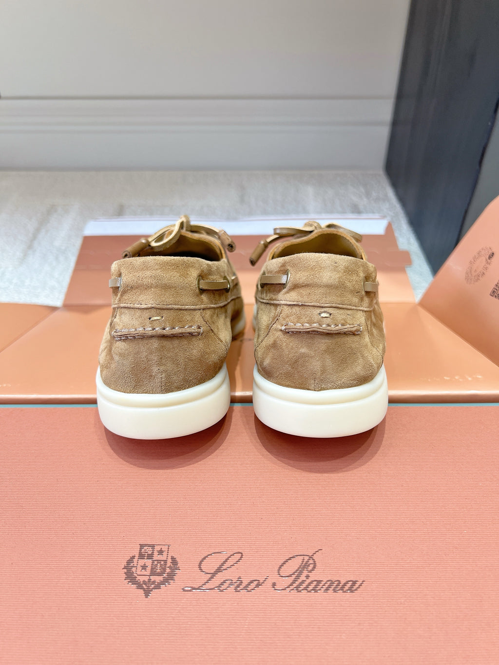 Classic Suede Boat Loafers – Casual Lace-Up Deck Shoes