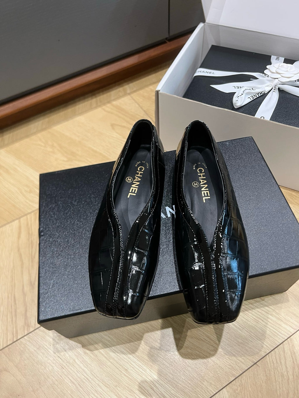 Lambskin & Patent Calfskin