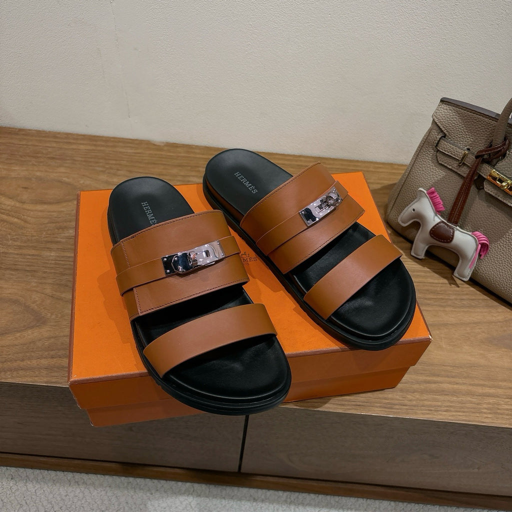 Leather Slipper