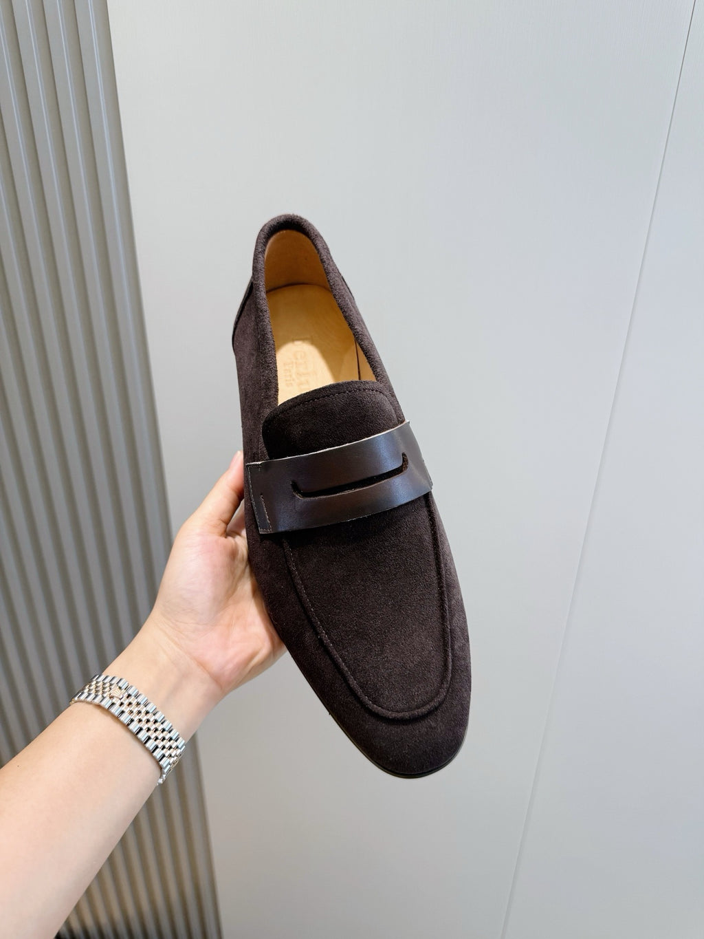 Suede Penny Loafers