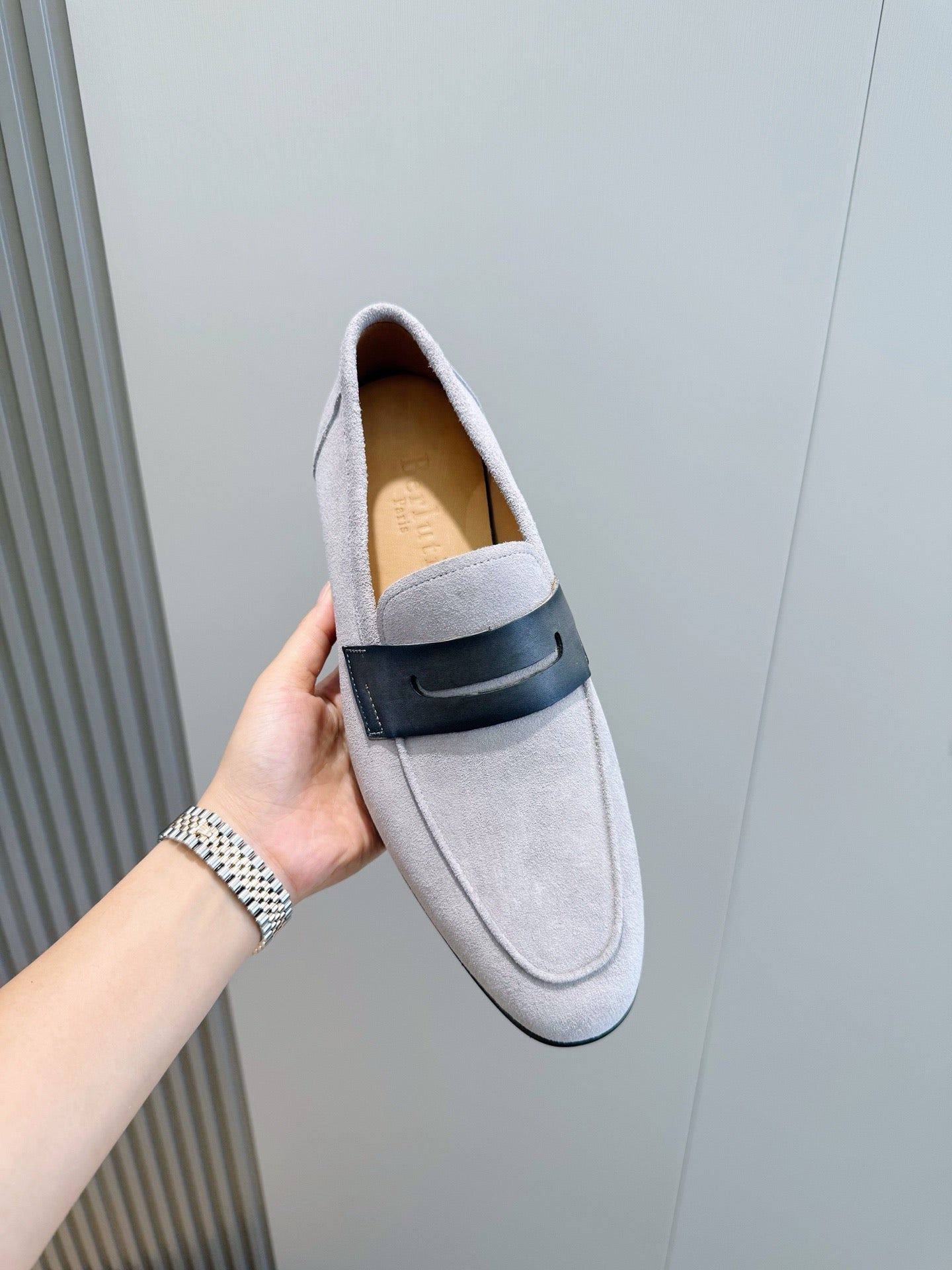 Suede Penny Loafers
