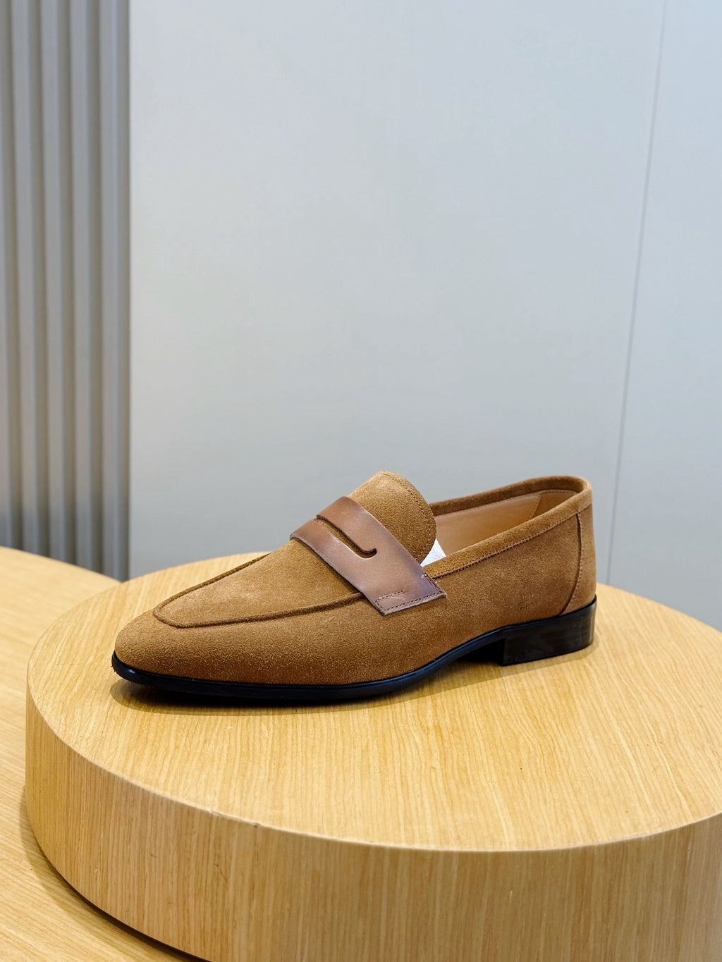 Suede Penny Loafers