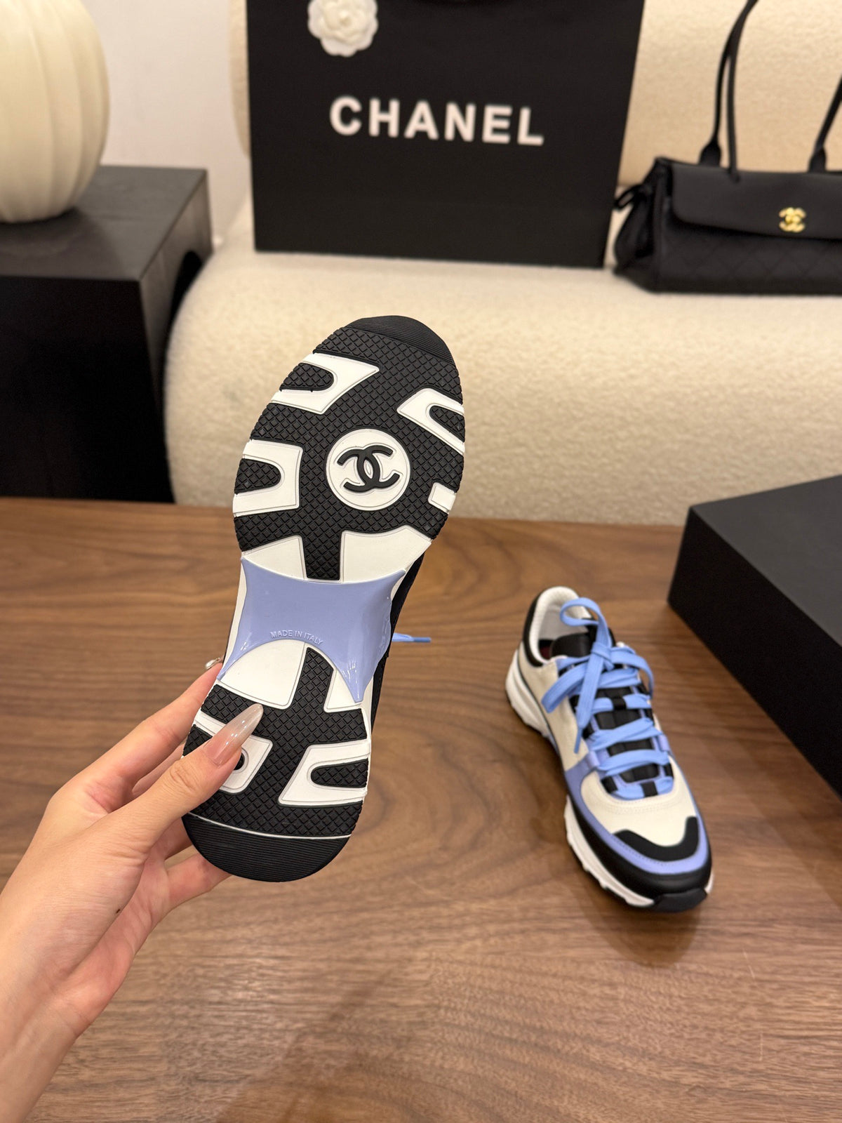 Trainers - Calfskin & suede calfskin