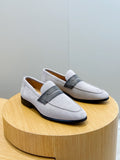 Suede Penny Loafers