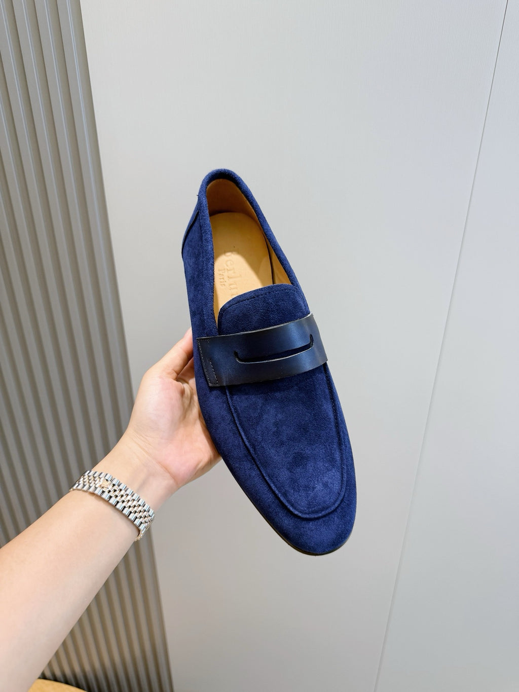 Suede Penny Loafers