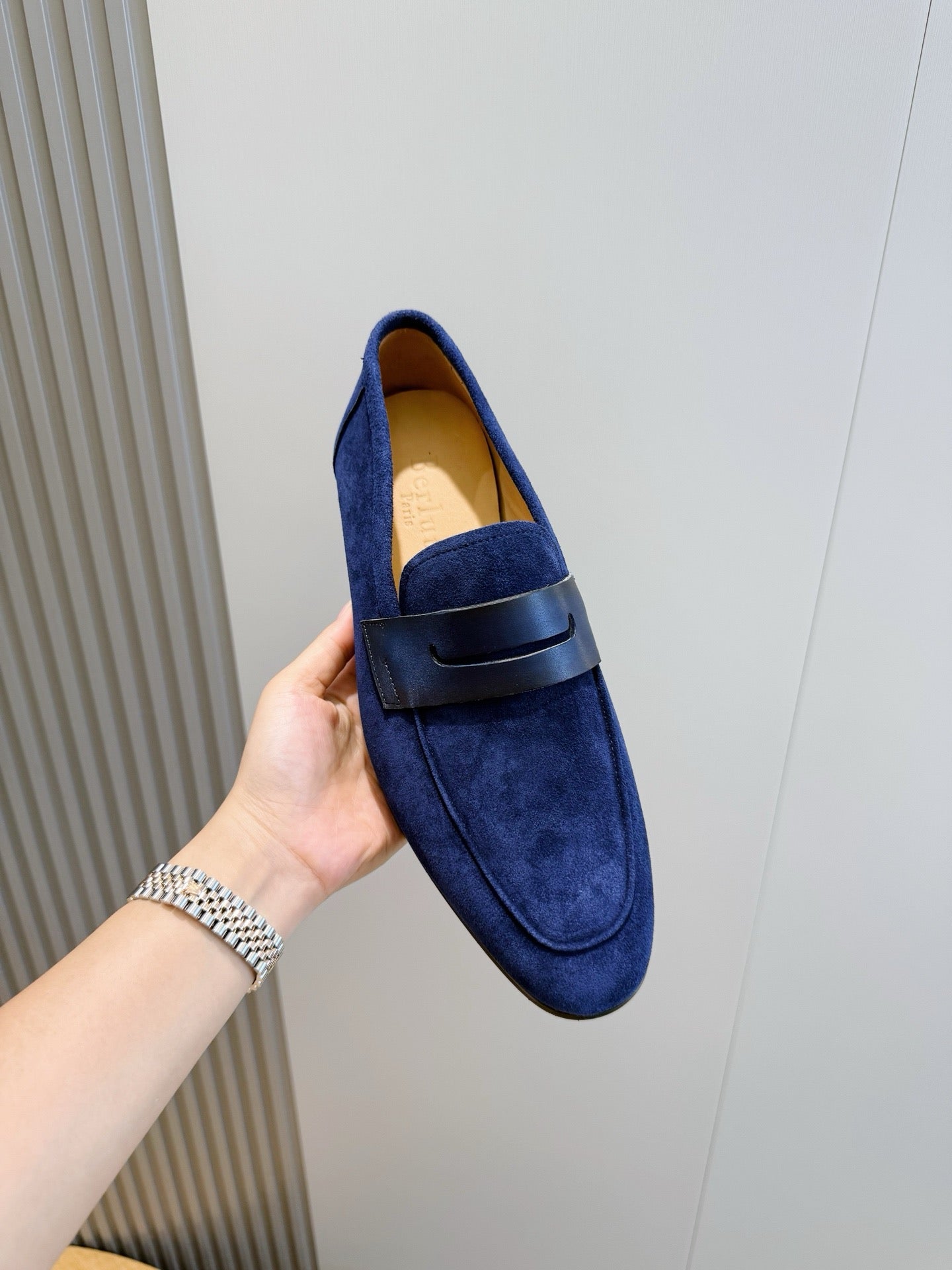 Suede Penny Loafers