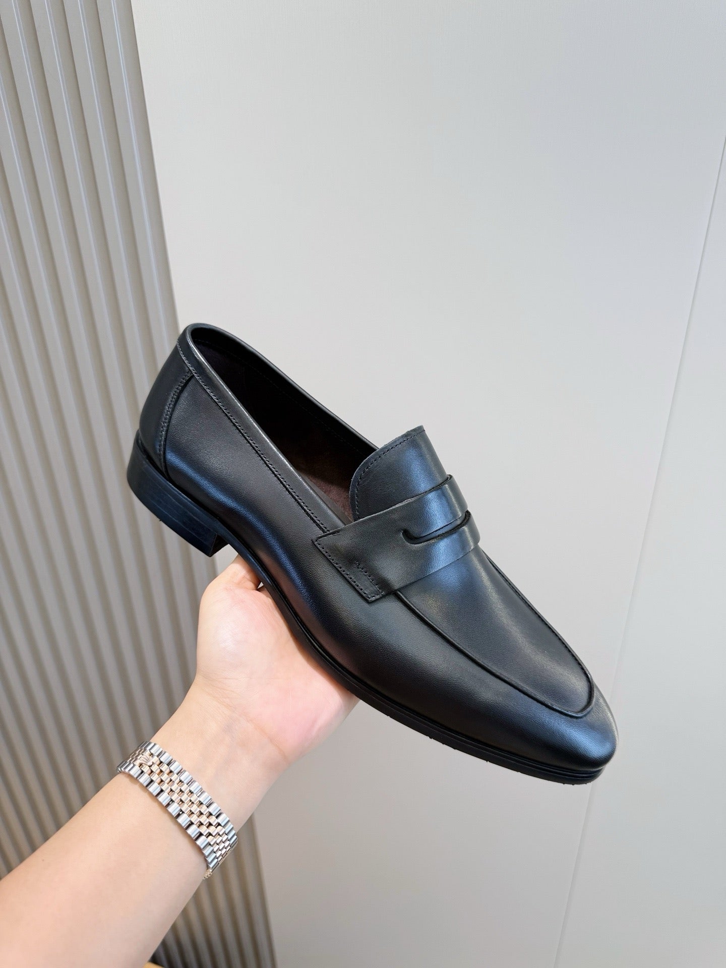 Suede Penny Loafers
