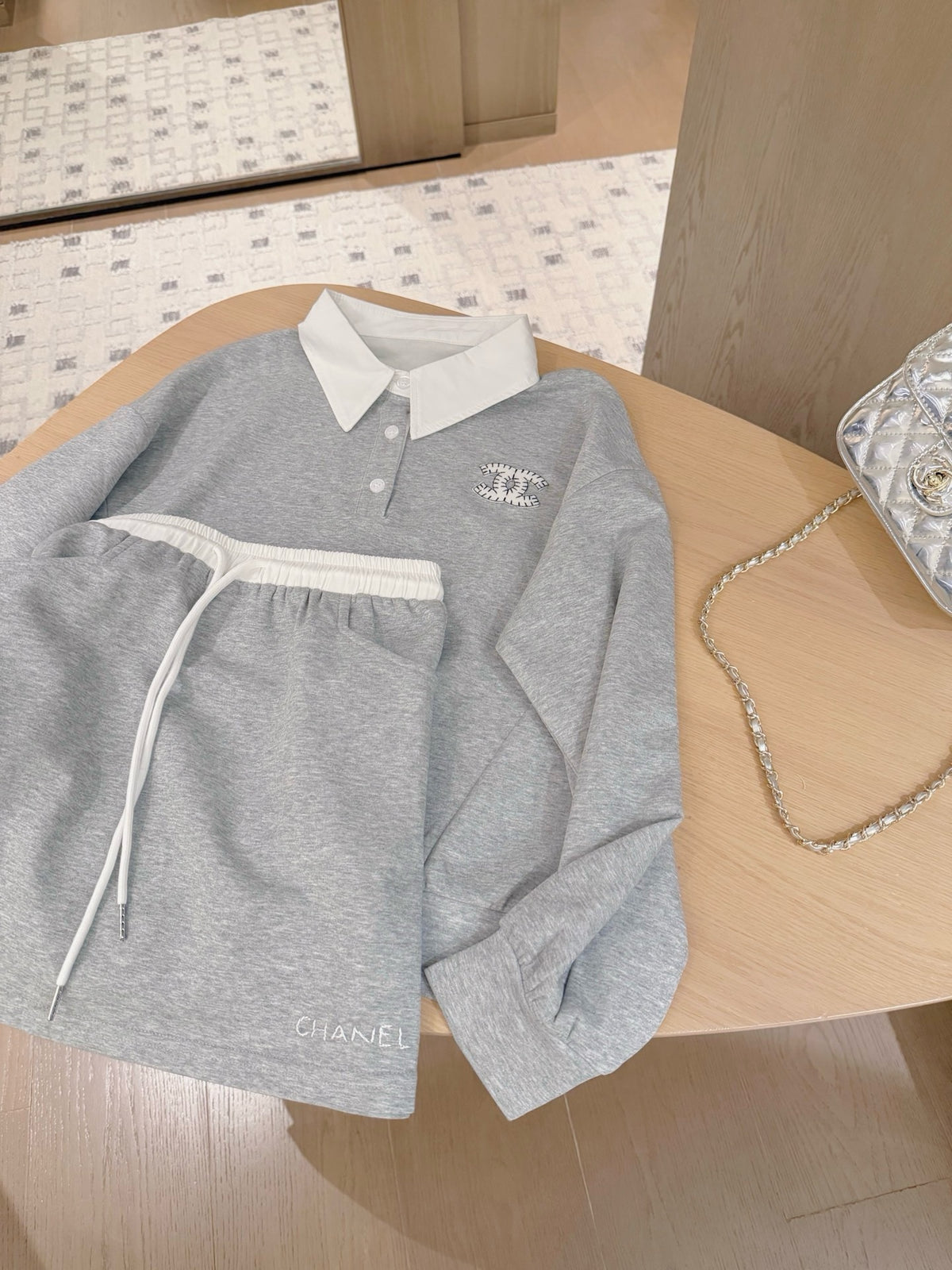 Chic Polo & Skirt Two-Piece Set