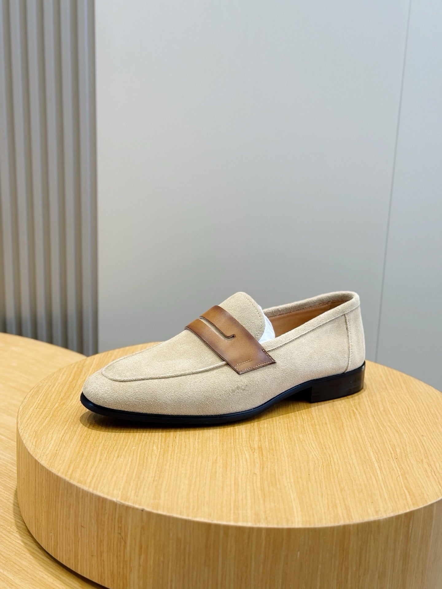 Suede Penny Loafers