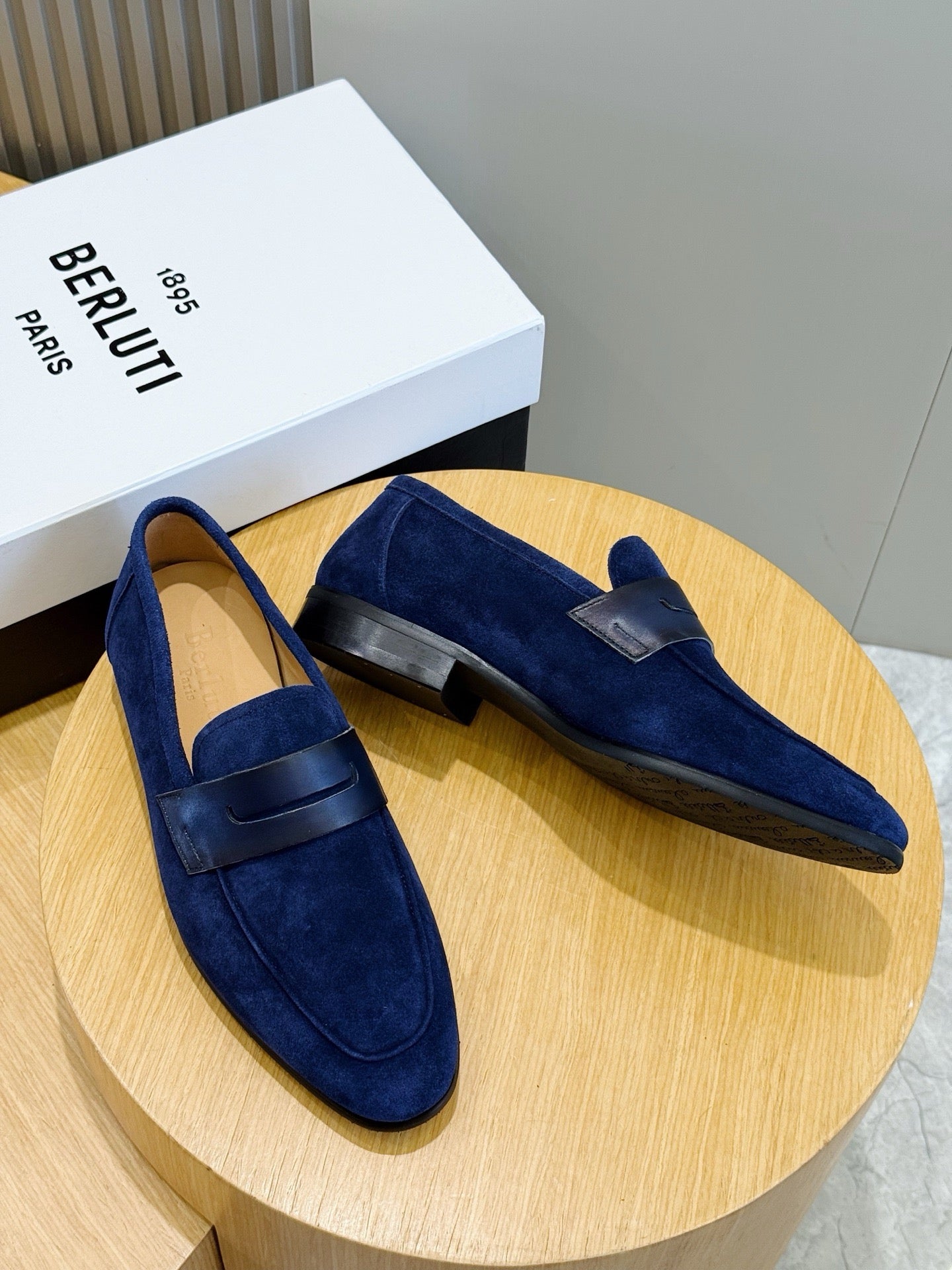Suede Penny Loafers