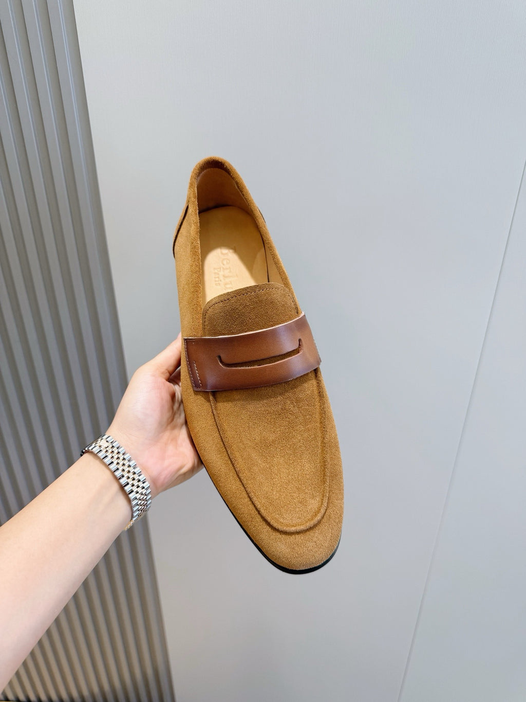Suede Penny Loafers