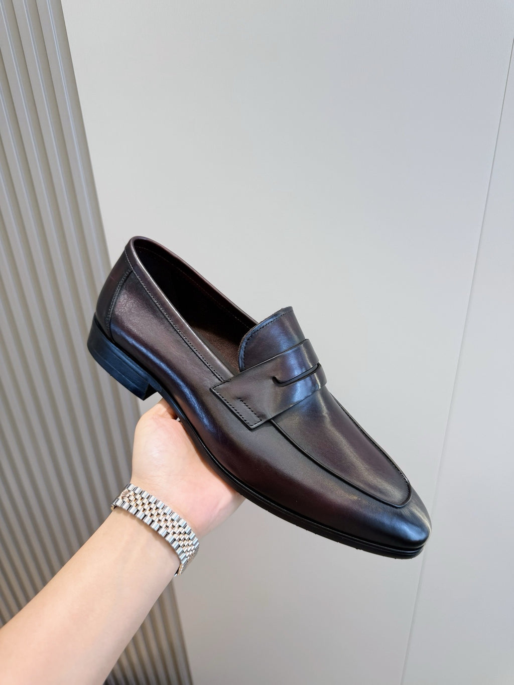 Suede Penny Loafers
