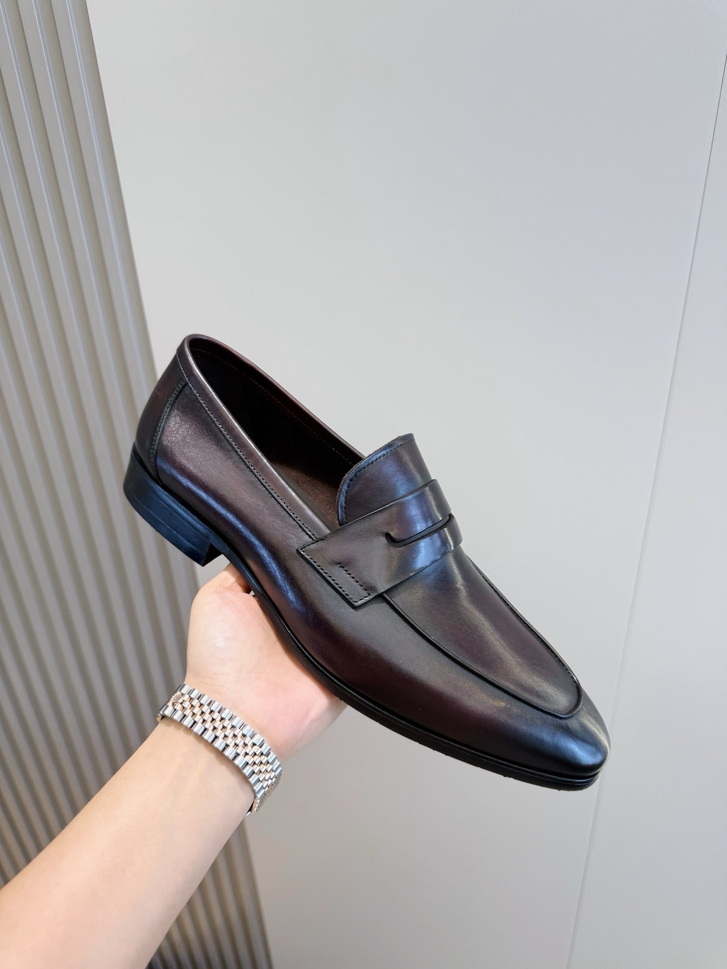 Suede Penny Loafers