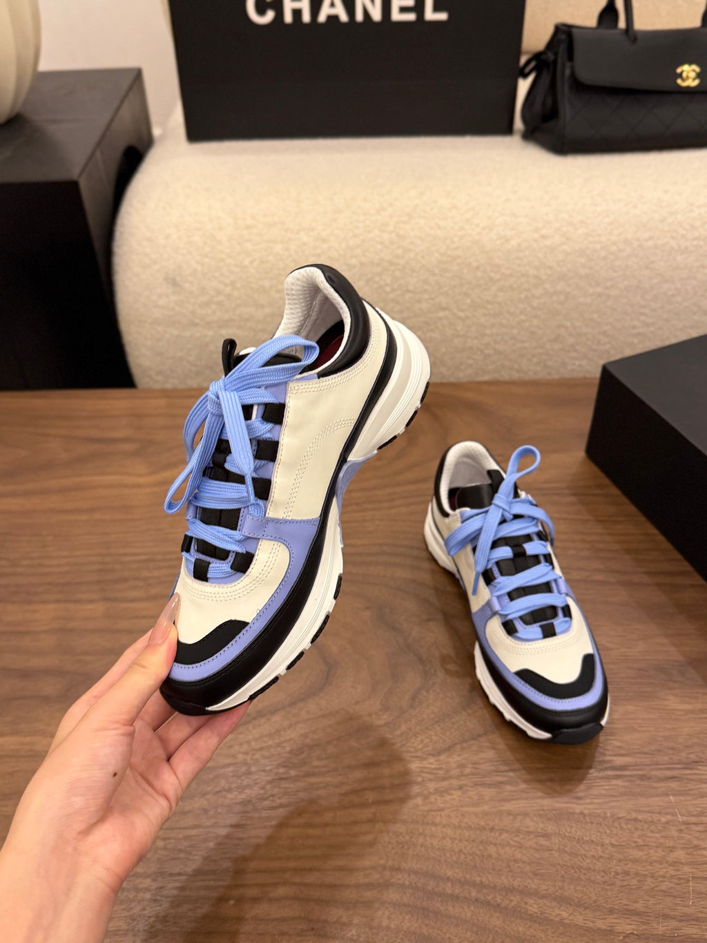 Trainers - Calfskin & suede calfskin