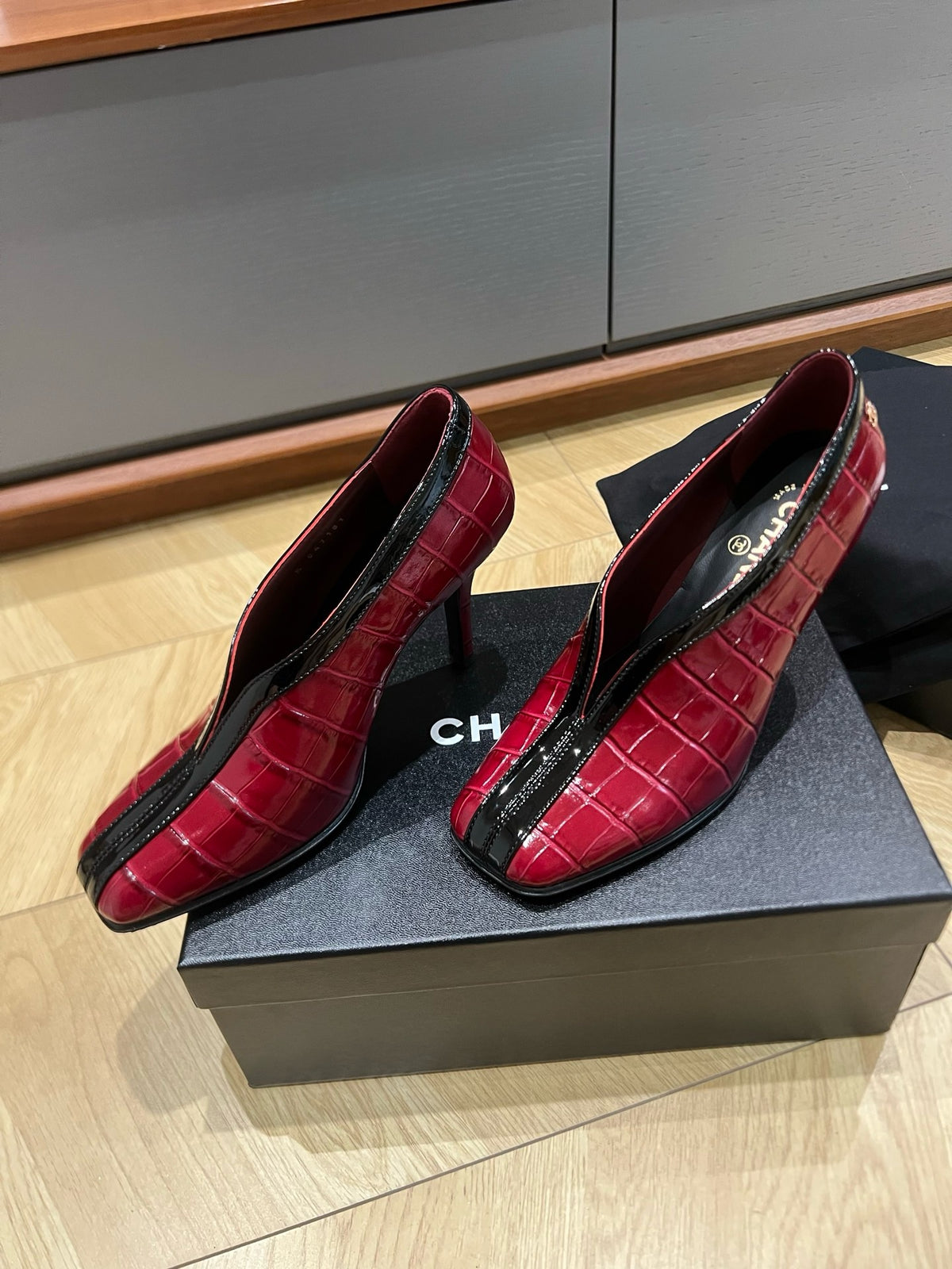 Lambskin & Patent Calfskin