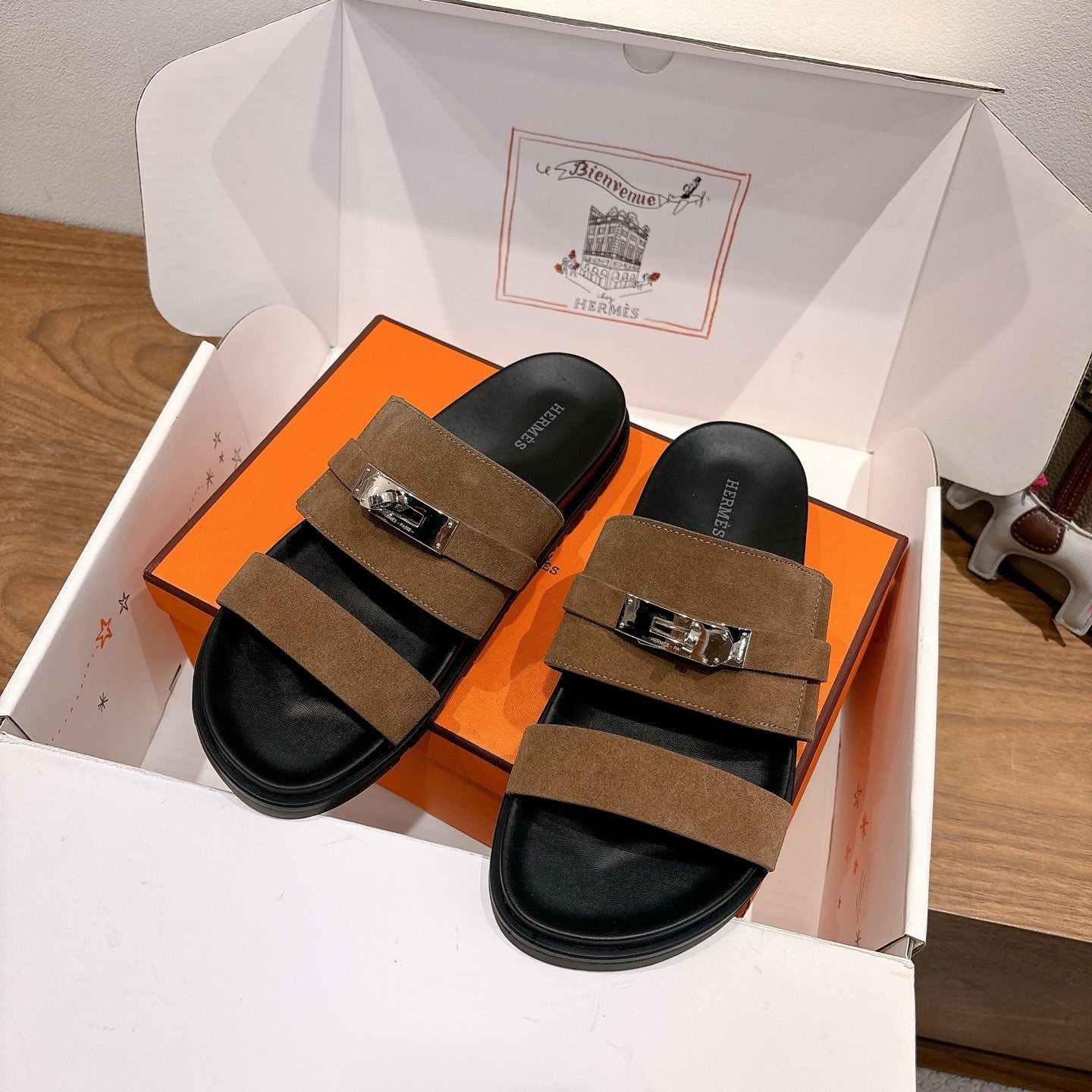 Leather Slipper