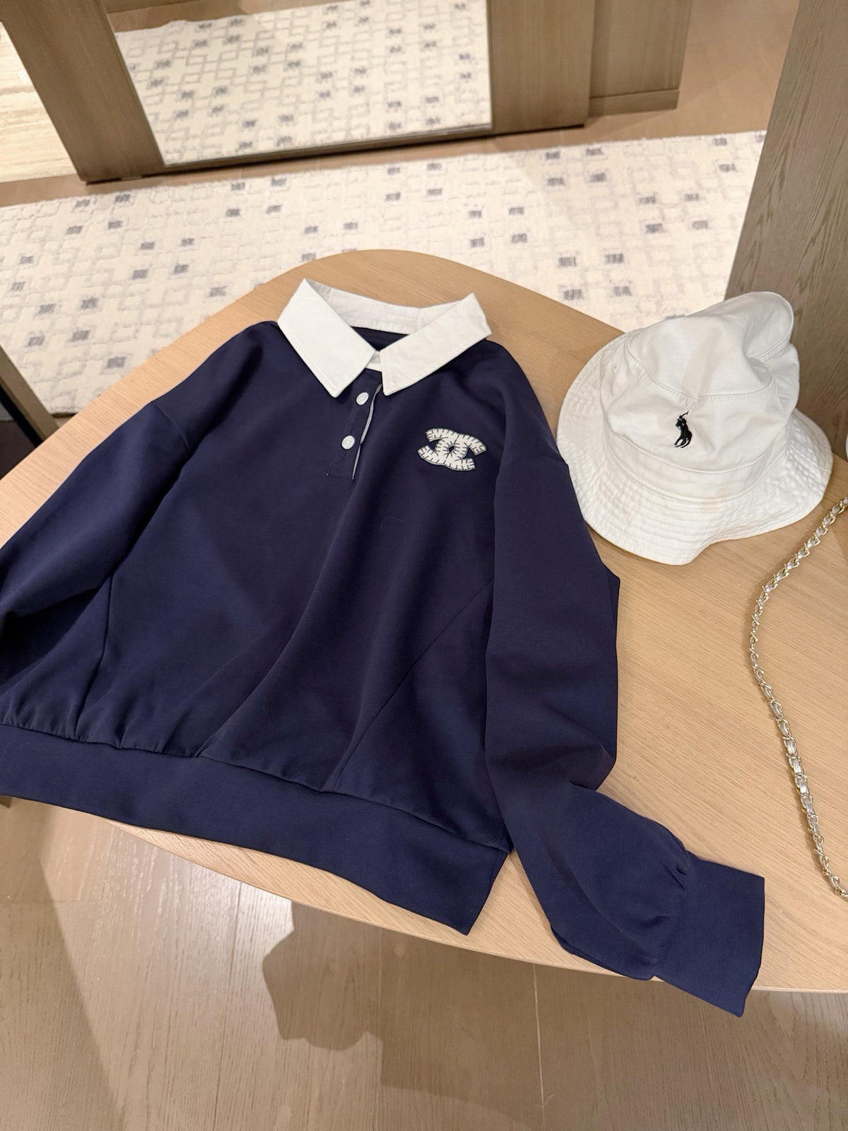 Chic Polo & Skirt Two-Piece Set