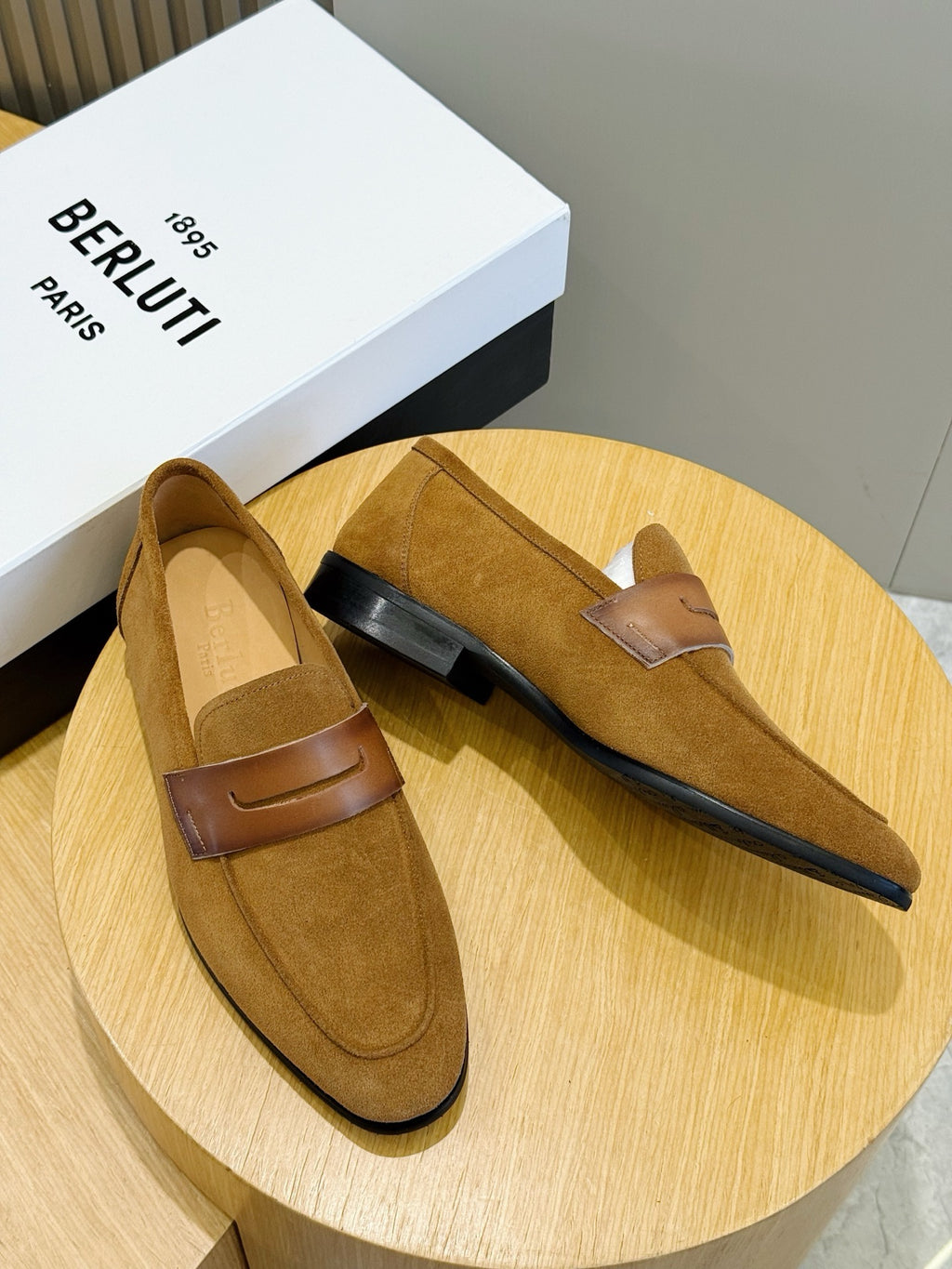 Suede Penny Loafers