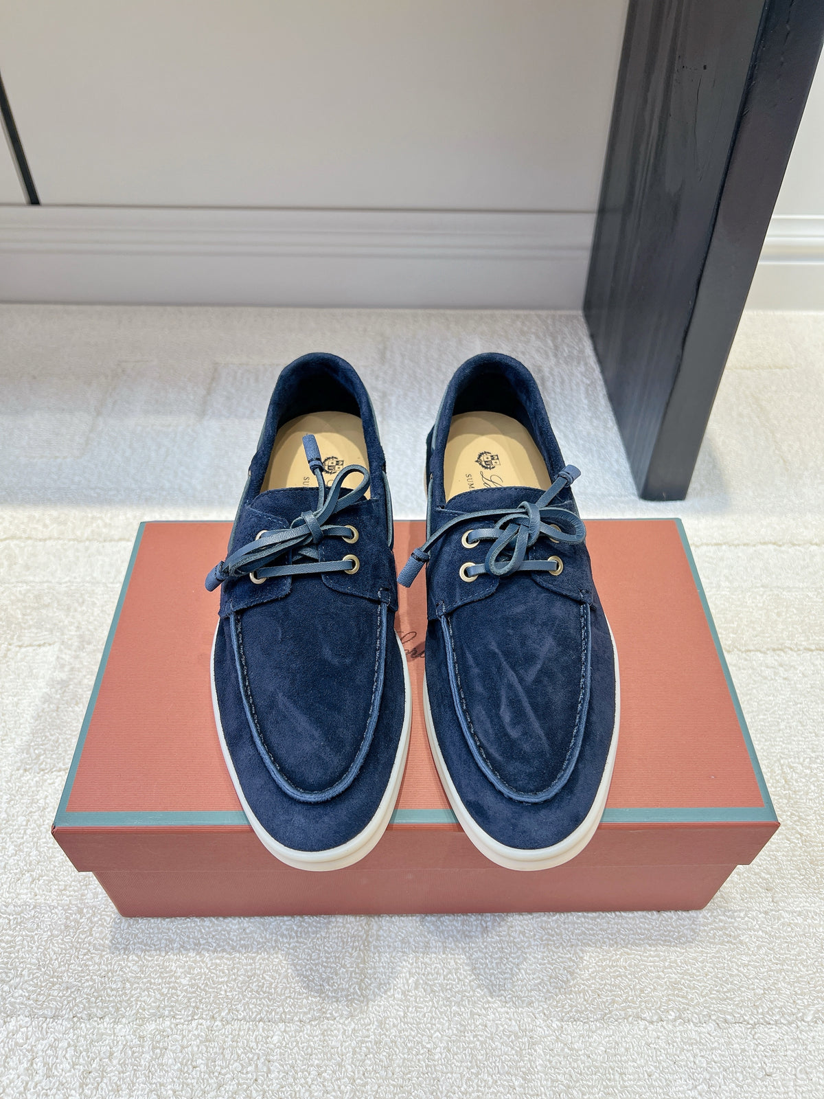 Classic Suede Boat Loafers – Casual Lace-Up Deck Shoes