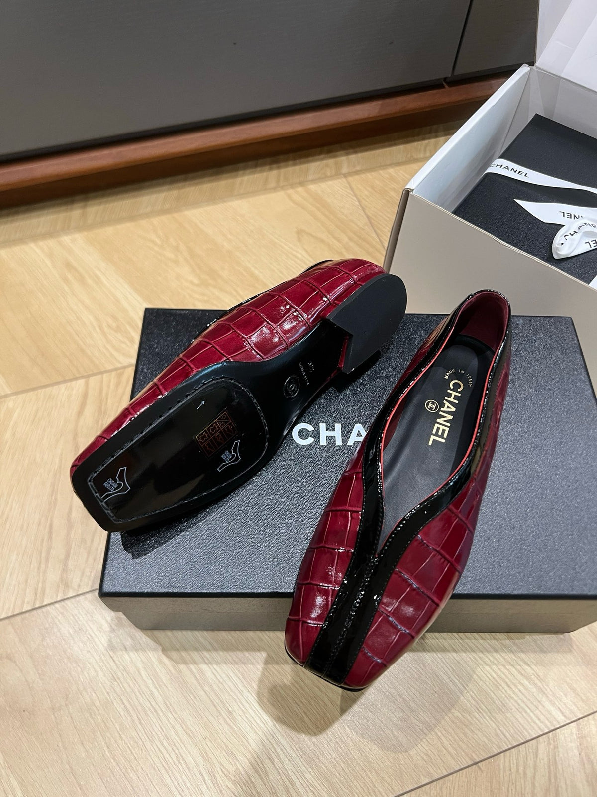 Lambskin & Patent Calfskin