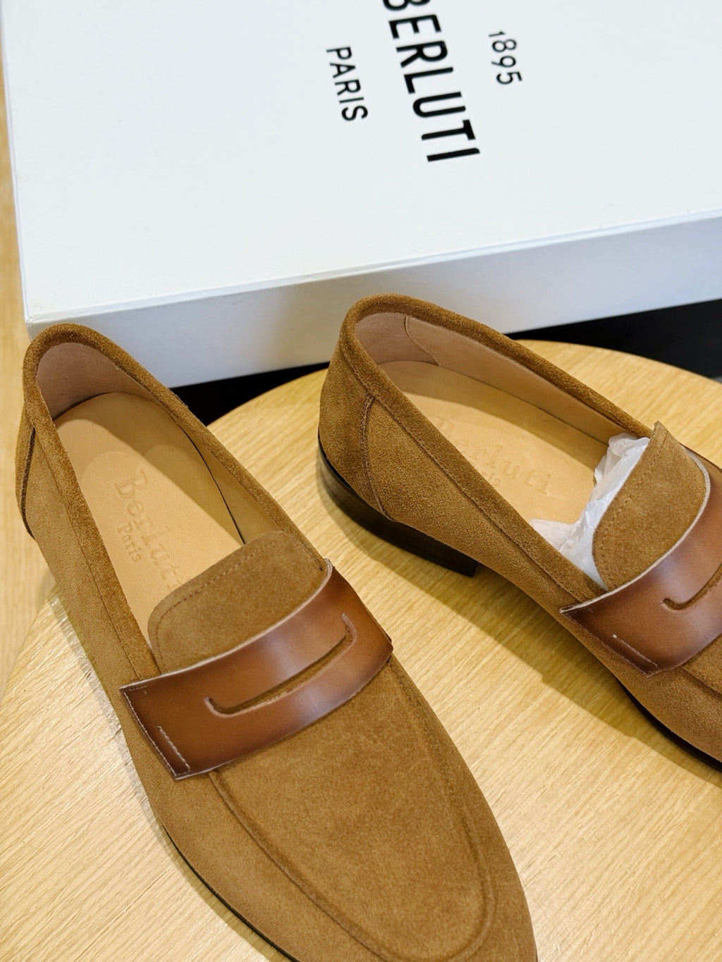 Suede Penny Loafers
