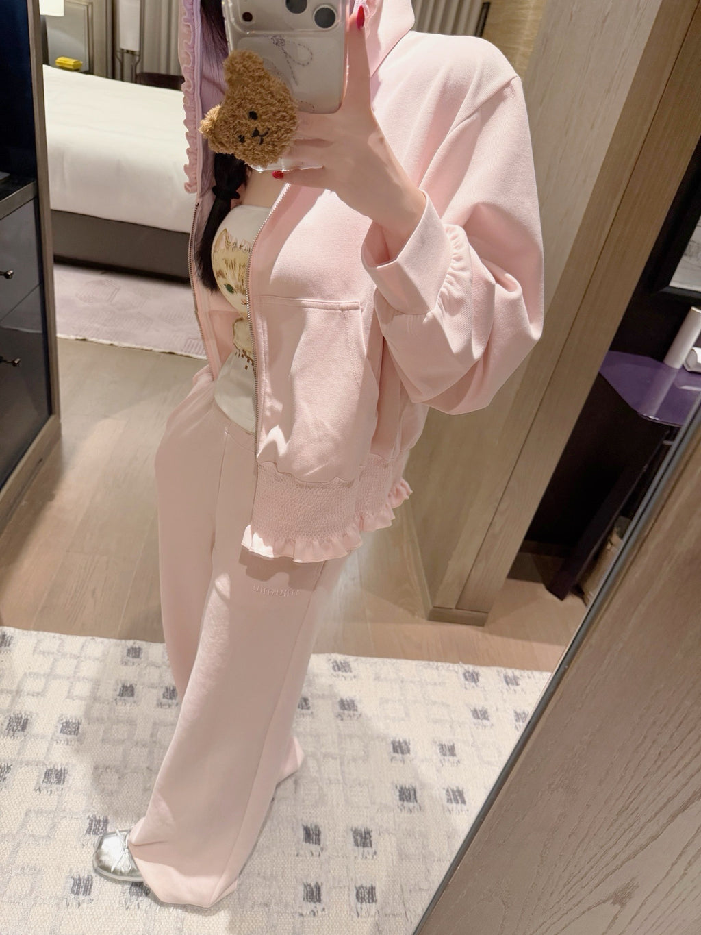 Blush Pink Cozy Lounge Set 🎀