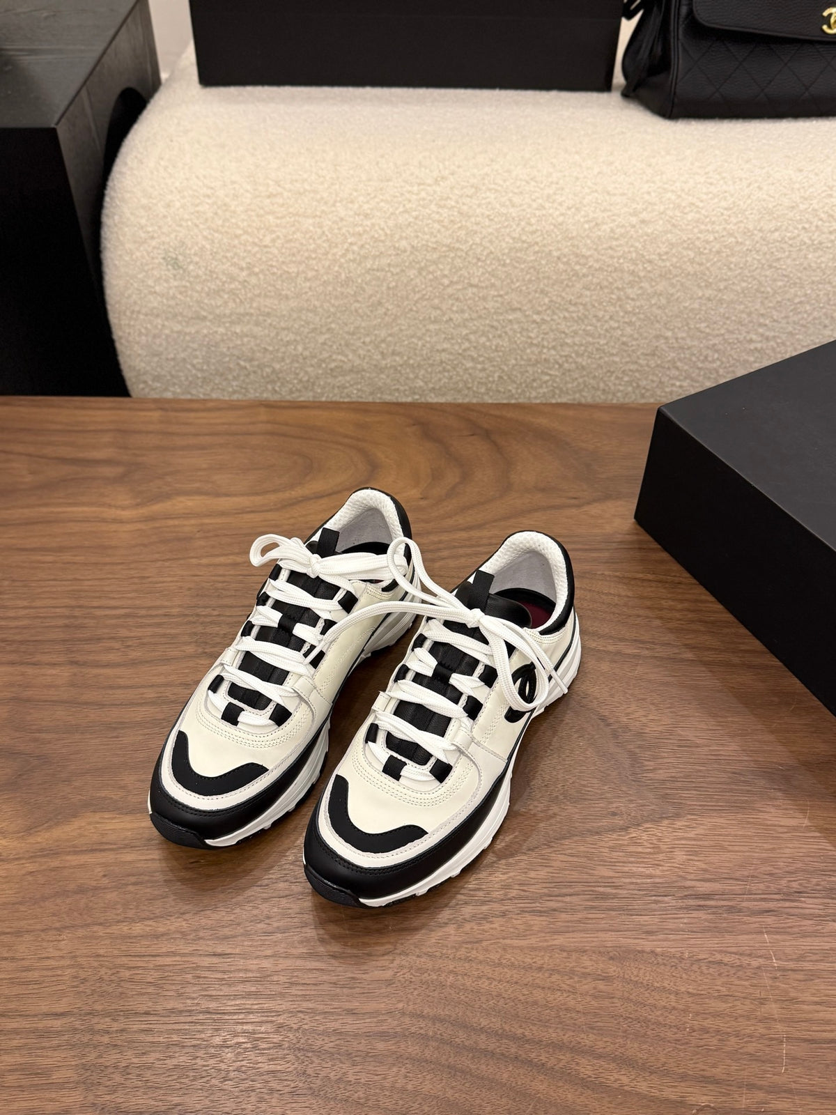 Trainers - Calfskin & suede calfskin