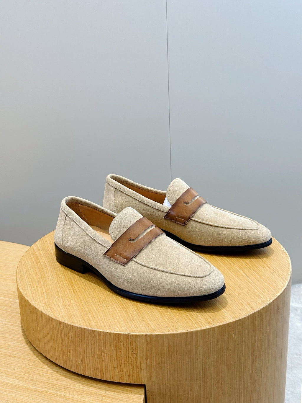 Suede Penny Loafers